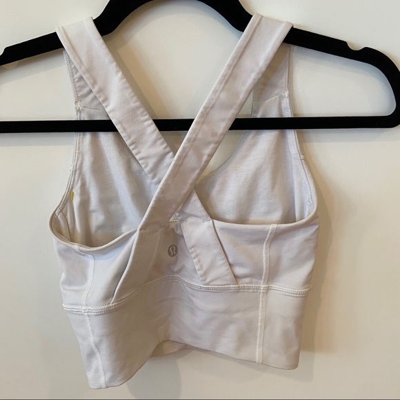 Lululemon white crossback sports bra - Picture 3 of 4